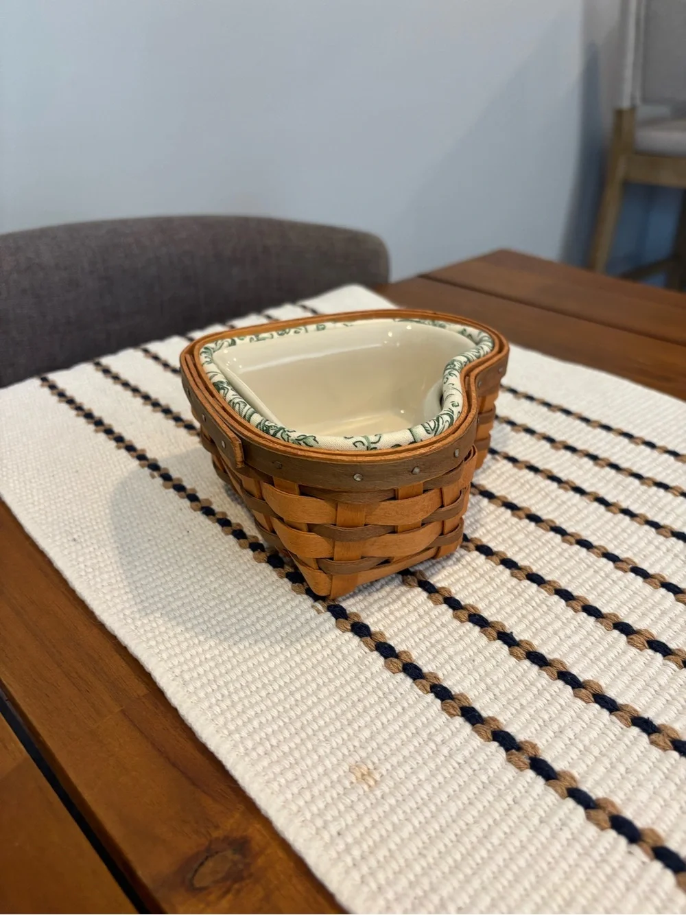 Longaberger 5” wide dimensions